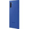 Husa de protectie Samsung Silicone Cover pentru Galaxy Note 10, Blue