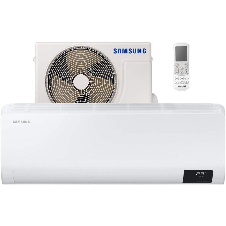 Aparat de aer conditionat Samsung Luzon 12000 BTU, Clasa A++/A+, Fast cooling, Mod Eco, AR12TXHZAWKNEU/AR12TXHZAWKXEU, Alb