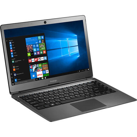 Laptop Prestigio 13.3'' SmartBook 133S, FHD IPS, Intel Celeron N3350, 3GB, 32GB eMMC, GMA HD 500, Win 10 Home, Dark Grey