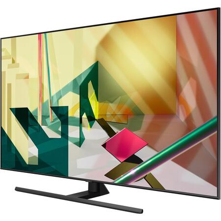 Televizor QLED Samsung QE85Q70TA, 214 cm, Smart TV, 4K Ultra HD, Clasa G
