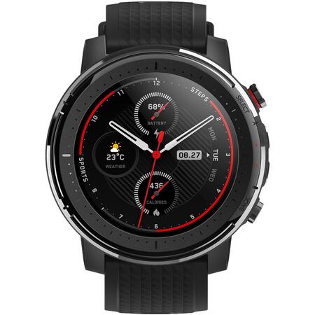 Ceas smartwatch Amazfit Stratos 3, Black