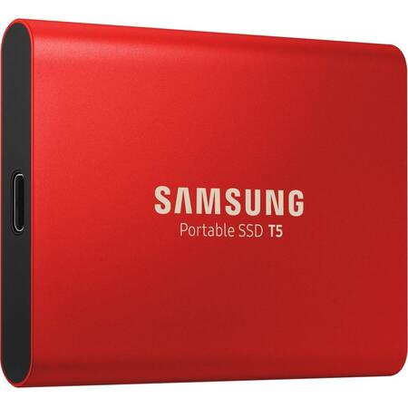 SSD Samsung MU-PA500R/EU T5 portabil, 500GB, red
