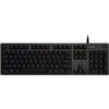 Tastatura mecanica gaming Logitech G512 RGB Lightsync, Switch GX Brown, Negru Carbon