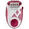 Epilator Rowenta Skin Respect EP2920F0,Wet&Dry, 4.8W, 2 trepte de viteza, 24 de pensete din otel, cap de epilare lavabil, 3 accesorii, penseta, rosu