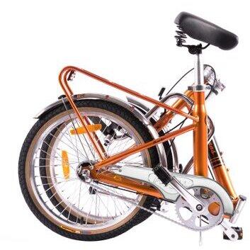 Bicicleta Pegas Practic Retro aluminiu, Portocaliu Nefiltrat