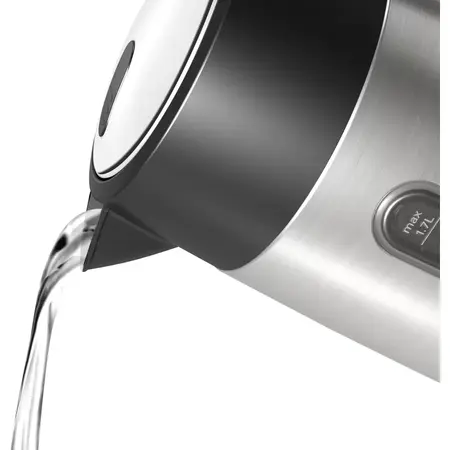 Fierbator apa Bosch DesignLine TWK4P440, 1.7l, 2400W, argintiu-negru