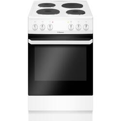 Aragaz Hansa FCEW56069, Electric, 4 zone de gatit, Cuptor electric, Clasa A, 50 cm, Alb