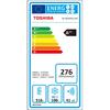 Combina frigorifica Toshiba GR-RB440WE-DMJ, 416 l, NoFrost, Touch control, Clasa A++, H 188 cm Gri