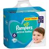Scutece Pampers Active Baby Giant Pack+, Marimea 6, 13 -18 kg, 68 buc