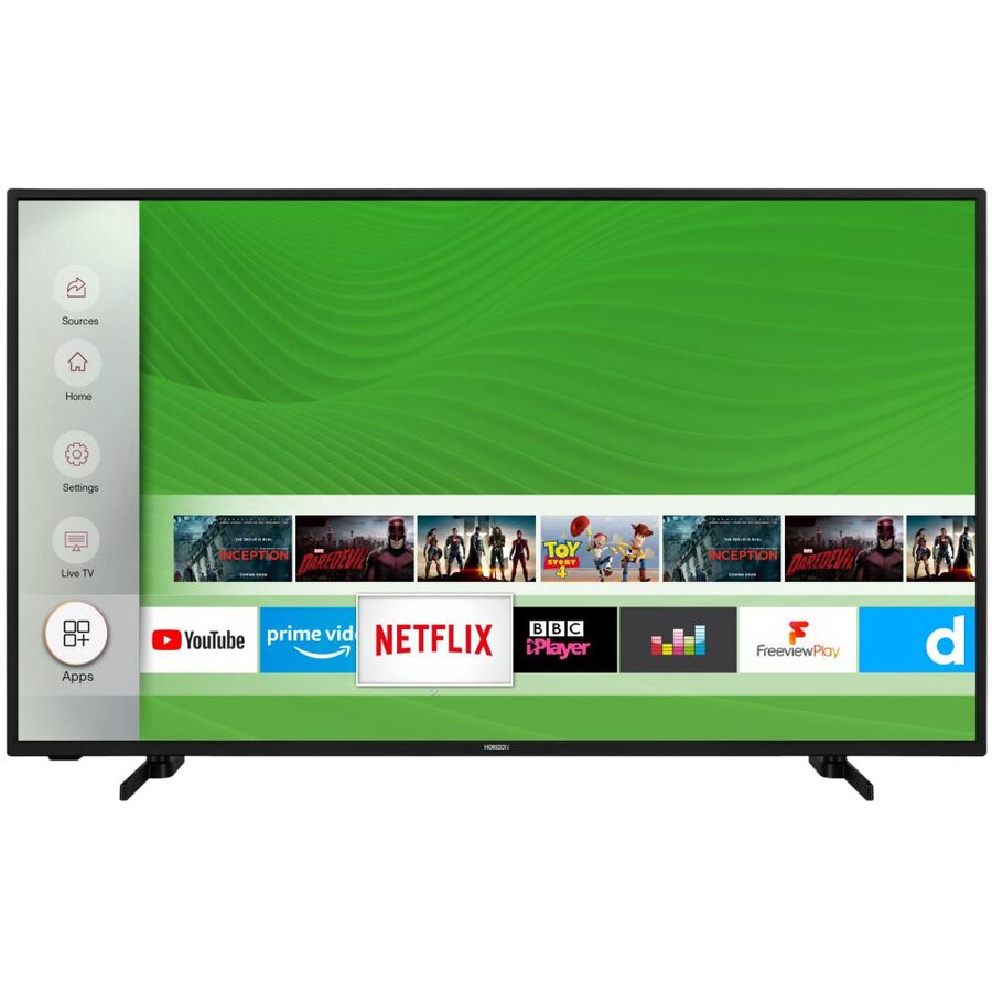 smart tv clasa energetica a++ Televizor LED Horizon, 50HL7530U/B, Clasa G, 126cm, Smart TV Ultra HD 4K