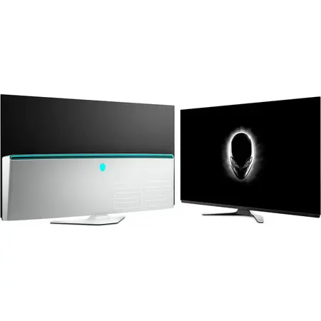 Monitor LED Alienware Gaming AW5520QF OLED 55 inch 0.5 ms Negru FreeSync 120 Hz