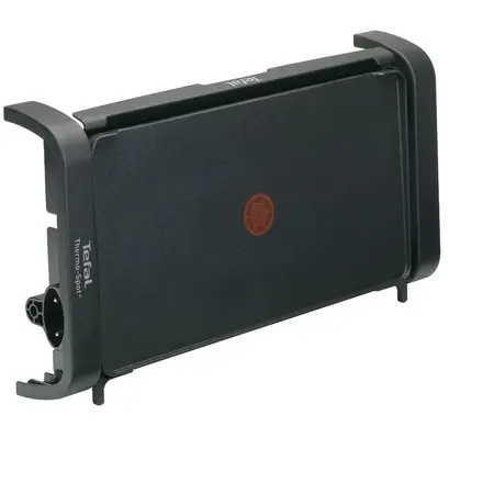 Gratar electric Tefal CB540812 Plancha Thermospot,2000 W, 46 x 23.5 cm, termostat reglabil, suprafata antiaderenta, Negru