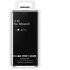 Husa tip carte Clear View Cover Samsung EF-ZG973CBEGWW negru semitransparent pentru Samsung Galaxy S10 (G973F)