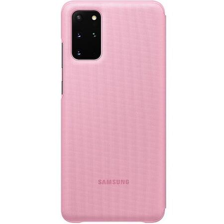 Husa LED View pentru SAMSUNG Galaxy S20 Plus, EF-NG985PPEGEU, roz