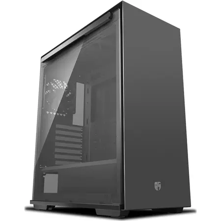 Carcasa Middle-Tower ATX, MACUBE 310P BK, tempered glass, black