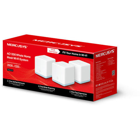 Sistem wireless MESH Complete Coverage - router AC1200, Halo S12(3-pack)