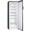 Congelator Samus SCX332A++, Static, 225 L, Termostat reglabil, 7 sertare, Clasa E, H 170 cm, Inox/Argintiu