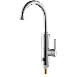 Albatros Robinet instant incalzire apa, Cromat,putere 3kw, cu afisaj tip led, presiune apa 0,04MPA-0,6MPA, capacitate 2-2,5litri pe minut, temperatura ajustabila 30-60 grade, grad protectie la umezeala IPX4, protectie la supraincalzire, sistem de protectie la scur