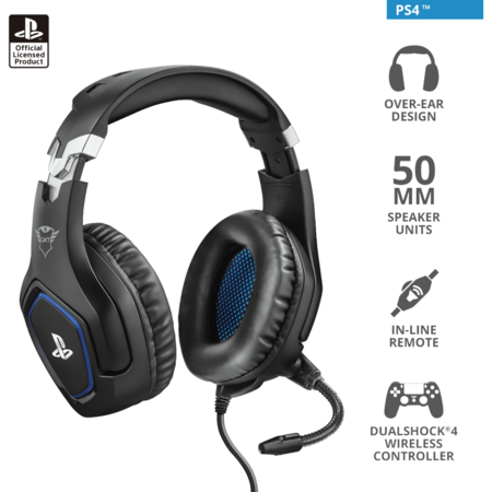 Casti Gaming Trust GXT 488 Forze licenta oficiala PS4
