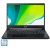 Laptop Gaming Acer Aspire 7 A715-75G cu procesor Intel Core i7-9750H pana la 4.50 GHz, 15.6", Full HD, IPS, 8GB, 512GB SSD, NVIDIA GeForce GTX 1650Ti 4GB, No OS, Black