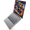 Laptop Ultraportabil Lenovo IdeaPad 5 14IIL05 cu procesor Intel® Core™ i5-1035G1, 14" Full HD, 8GB, 256GB SSD, NVIDIA® GeForce® MX350 2GB, FreeDOS, Platinum Grey