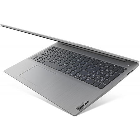 Laptop Lenovo IdeaPad 3 15IML05 cu procesor Intel® Celeron® 5205U, 15.6" HD, 4GB, 256GB SSD, Intel® UHD Graphics, Windows 10 Home, Platinum Grey