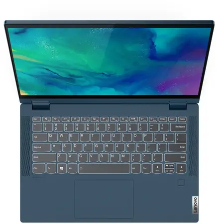 Laptop 2 in1 Lenovo IdeaPad Flex 5 14IIL05 cu procesor Intel® Core™ i5-1035G1, 14" Full HD, Touchscreen, 8GB, 512GB SSD, Intel® UHD Graphics, Windows 10 Home, Light Teal