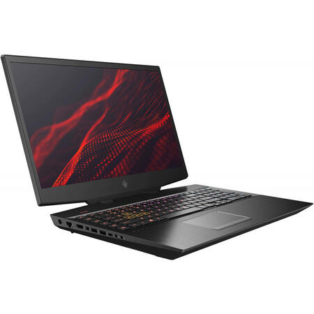 Laptop Gaming OMEN by HP 17-cb1006nq cu procesor Intel® Core™ i7-10750H pana la 5.00 GHz Comet Lake, 17.3", Full HD, IPS, 144Hz, 16GB, 512GB SSD, NVIDIA® GeForce RTX™ 2070 8GB, Free DOS, Black