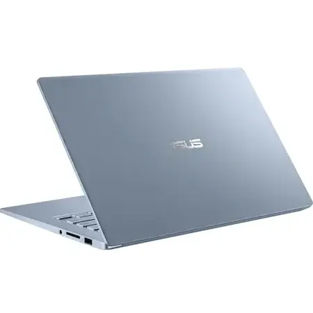 Laptop ultraportabil ASUS VivoBook 14 X403JA cu procesor Intel® Core™ i5-1035G1 pana la 3.60 GHz, 14", Full HD, 16GB, 512GB SSD + 32GB Intel Optane, Intel® UHD Graphics, Endless OS, Silver Blue