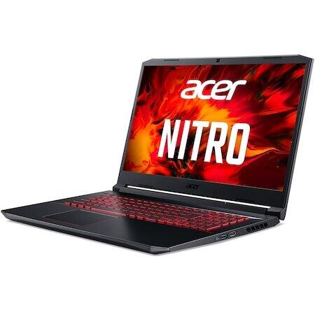 Laptop Gaming Acer Nitro 5 AN517-52 cu procesor Intel® Core™ i5-10300H pana la 4.50 GHz, 17.3", Full HD, 144Hz, 8GB, 512GB SSD, NVIDIA® GeForce® GTX 1650Ti 4GB, No OS, Black