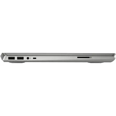 Laptop ultraportabil HP Pavilion 14-ce3014nq cu procesor Intel® Core™ i7-1065G7 pana la 3.90 GHz, 14", Full HD, 8GB, 256GB SSD, NVIDIA® GeForce® MX250 4GB, Free DOS, Mineral Silver