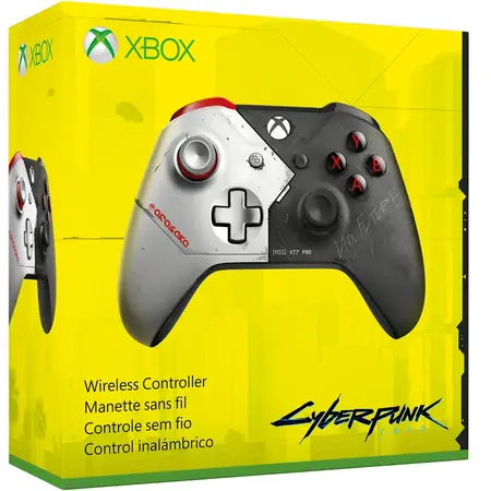 Controller wireless Microsoft Cyberpunk 2077 Limited Edition pentru XBox One