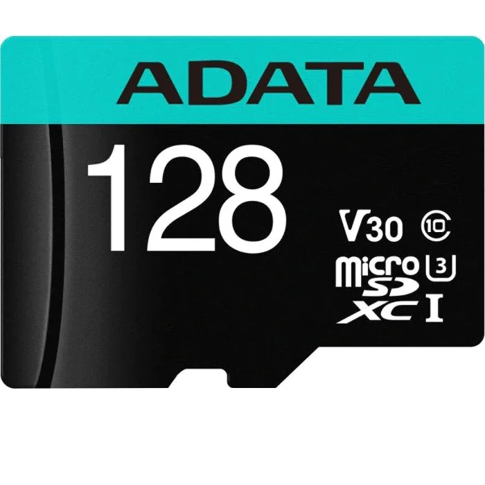 Card de memorie ADATA PremierPRO, MicroSDXC, 128GB, UHS-I U3 + Adaptor