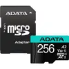 A-Data Card de memorie ADATA PremierPRO, MicroSDXC, 256GB, UHS-I U3 + Adaptor