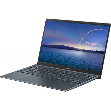 Laptop ultraportabil ASUS Zenbook 13 UX325JA cu procesor Intel Core i7-1065G7 pana la 3.90 GHz, 32GB, 512GB SSD, Intel® Iris™ Plus Graphics, Windows 10 Home, Pine Grey