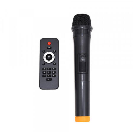 Boxa portabila Samus Karaoke 8, 40W, Radio, Bluetooth, Microfon, Telecomanda, Negru
