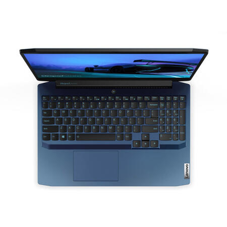 Laptop Lenovo Gaming 15.6'' IdeaPad 3 15IMH05, FHD IPS, Intel Core i7-10750H, 16GB DDR4, 512GB SSD, GeForce GTX 1650 4GB, No OS, Chameleon Blue
