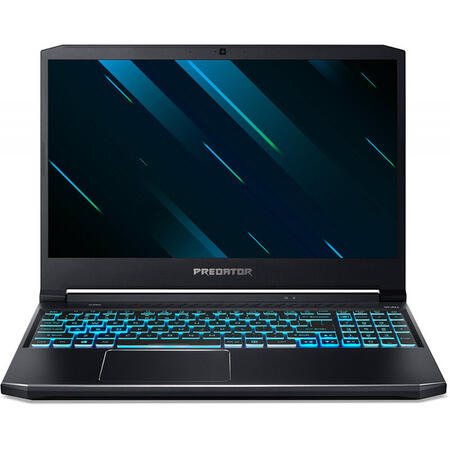 Laptop Acer Gaming 15.6'' Predator Helios 300 PH315-53, FHD IPS 144Hz, Intel Core i7-10750H, 16GB DDR4, 1TB SSD, GeForce RTX 2060 6GB, Win 10 Home, Abyssal Black