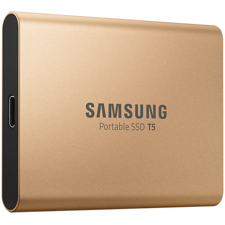 SSD Samsung Portable T5 Gold 500GB USB 3.1 tip C, gold