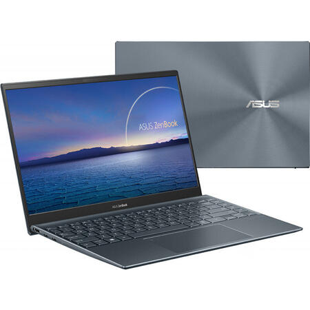 Ultrabook ASUS 14'' ZenBook 14 UM425IA, FHD, AMD Ryzen 7 4700U, 8GB DDR4, 512GB SSD, Radeon, Win 10 Home, Pine Grey