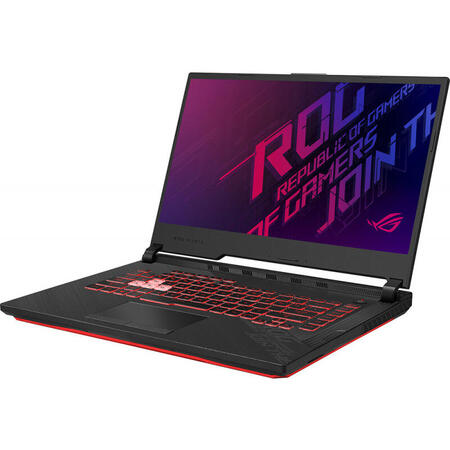 Laptop ASUS Gaming 15.6'' ROG Strix G15 G512LI, FHD 144Hz, Intel Core i7-10750H, 8GB DDR4, 512GB SSD, GeForce GTX 1650 Ti 4GB, No OS, Black