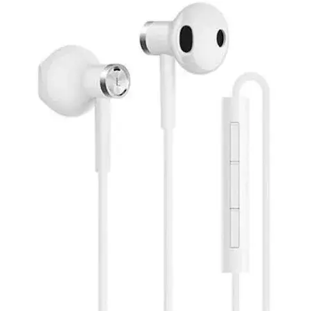 Casti audio in-ear Xiaomi Mi Dual Driver, 1.2m, White