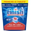Pachet Promo Detergent vase Finish All in One Max, 65+15 tablete
