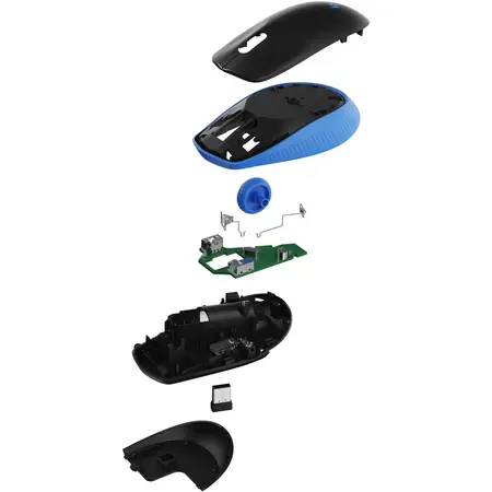 Mouse wireless Logitech M190, Albastru
