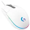 Mouse gaming Logitech G203, iluminare RGB LightSync, Alb