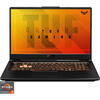 Laptop ASUS Gaming 17.3'' TUF A17 FA706IU, FHD 120Hz, AMD Ryzen 7 4800H, 8GB DDR4, 512GB SSD, GeForce GTX 1660 Ti 6GB, No OS, Bonfire Black