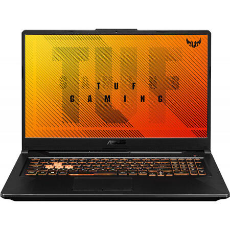 Laptop ASUS Gaming 17.3'' TUF A17 FA706IU, FHD 120Hz, AMD Ryzen 7 4800H, 8GB DDR4, 512GB SSD, GeForce GTX 1660 Ti 6GB, No OS, Bonfire Black