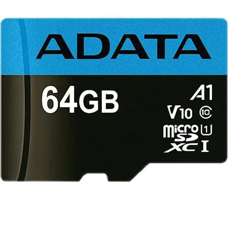 Card de memorie ADATA Premier, MicroSDXC, 64GB, UHS-I, Class 10