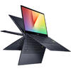 Ultrabook ASUS 14'' VivoBook Flip 14 TM420IA, FHD Touch, AMD Ryzen 3 4300U, 8GB DDR4, 256GB SSD, Radeon, Win 10 Home S, Black