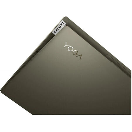Ultrabook Lenovo 14'' Yoga Slim 7 14IIL05, FHD, Intel Core i7-1065G7, 16GB DDR4X, 1TB SSD, Intel Iris Plus, Win 10 Home, Dark Moss, Aluminium